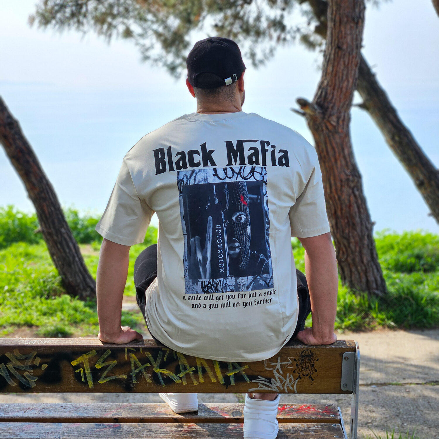 Black Mafia Oversized T-shirt - Image 2