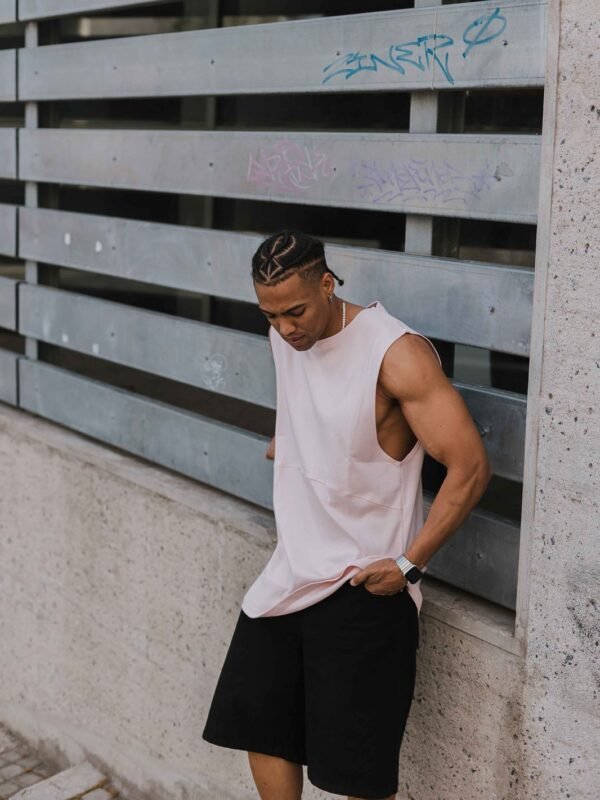 Sleeveless Oversized Beige