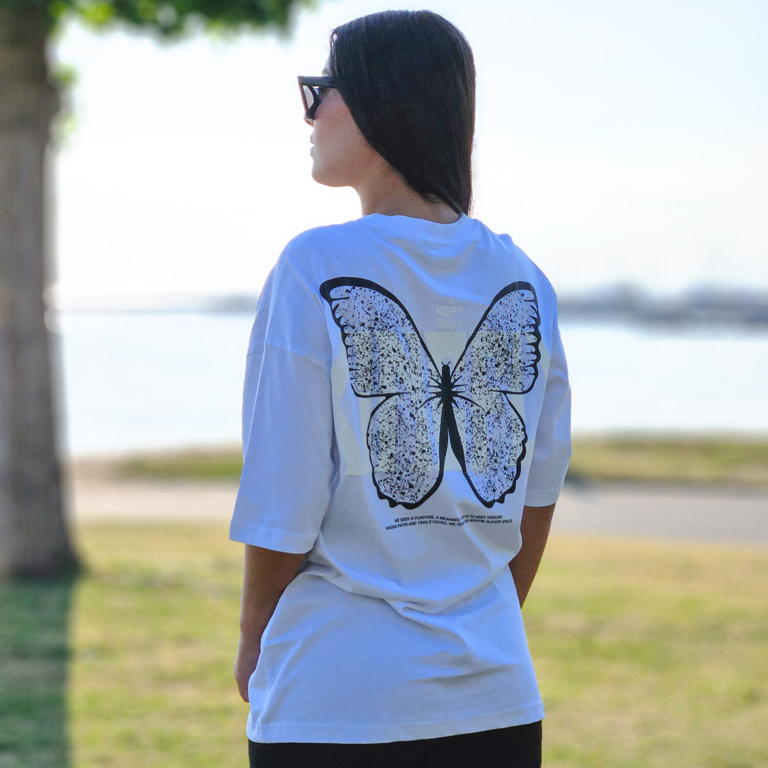 T-shirt Butterfly Statement - Image 4