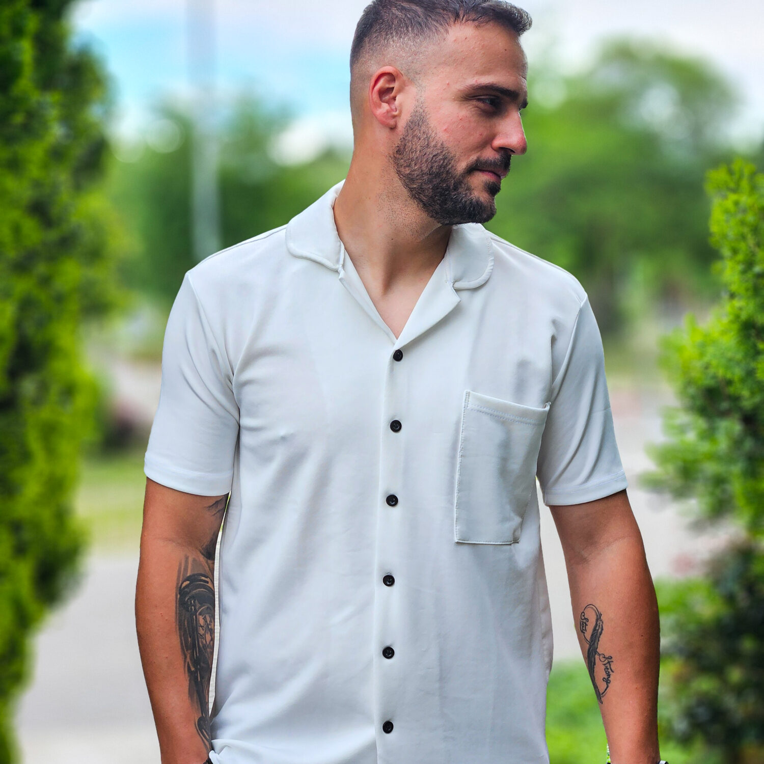 Camp Collar White