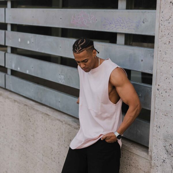 Sleeveless Oversized Pink